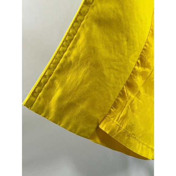 Spense Trench Coat Womens Button Up Yellow M - Picture 6 of 8